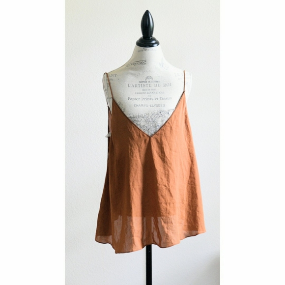 Free People Deep V Silk Lace Bandeau Cami - Picture 2 of 4